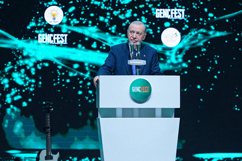 Cumhurbaşkanı Erdoğan Gençfest Programında
