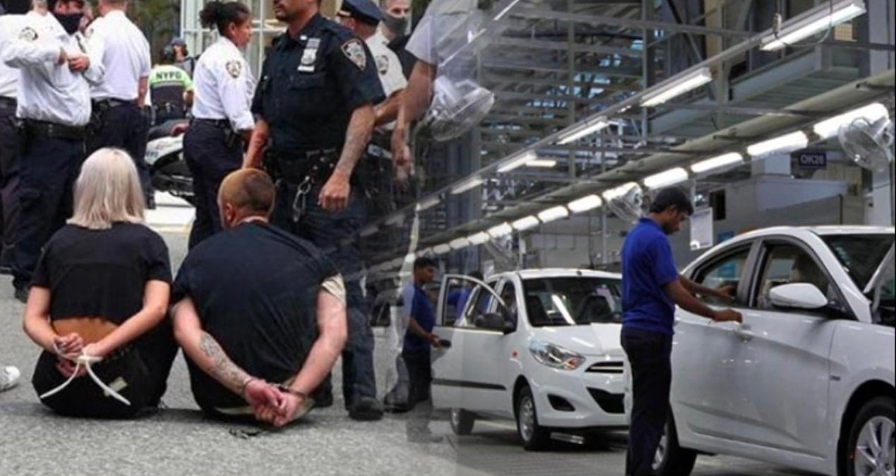 dev otomotiv firmasina gocmen operasyonu 457 kisi gozaltina alindi hKaSynnL