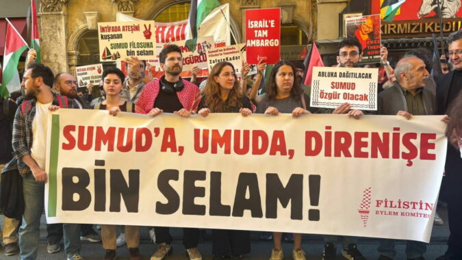 Tünel’de Sumud Filosu’na Yapılan Saldırıya Tepki: “Kürecik ve İncirlik Üsleri Kapatılmalı”